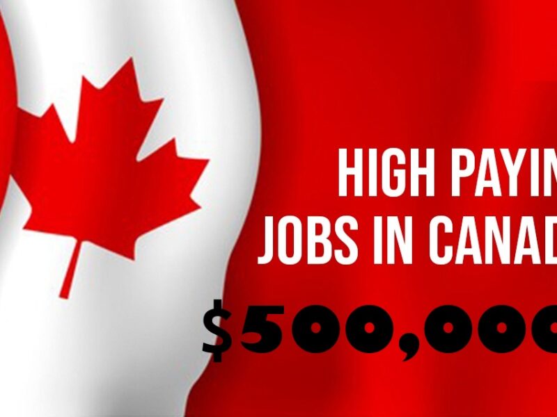 What Jobs Pay $500000 A Year In Canada